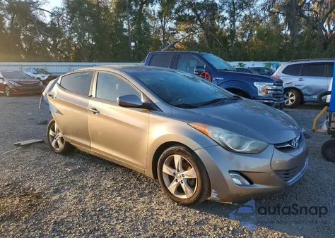 2013 Hyundai Elantra Gls from USA, damaged, VIN 5NPDH4AEXDH438464